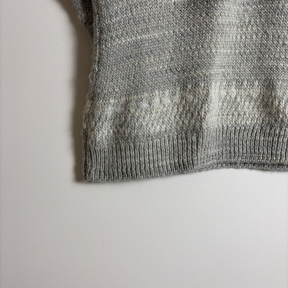 Lucky Brand Women's Gray Sweater Size Large Boho Classic Outdoor Ski Cottagecore - Picture 10 of 14